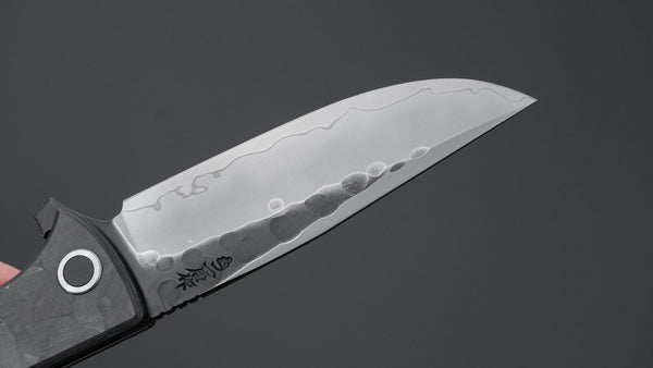 Nigara SG2 Folding Knife Carbon Fiber Handle - Tetogi