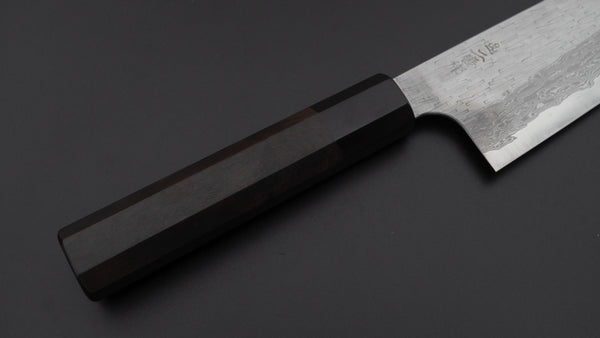 Nigara VG XEOS Santoku 170mm Ebony Handle - Tetogi