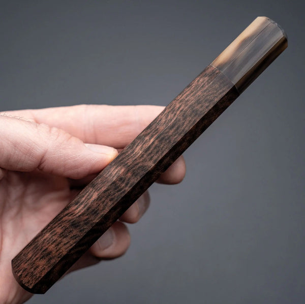 Riisgaard Custom Tiger Myrtle Octagonal Handle (270mm Yanagiba / Sujihiki) - Tetogi