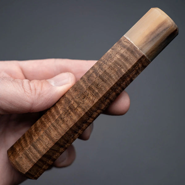 Riisgaard Custom Walnut Octagonal Handle (Santoku / 210mm Gyuto) - Tetogi