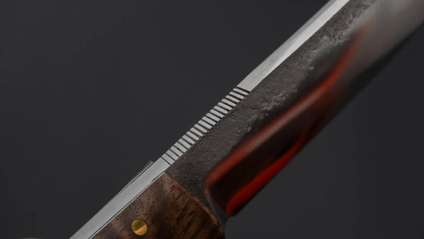 Seino Shikari ATS-34 Fixed Blade Linen Micarta Handle (007) - Tetogi