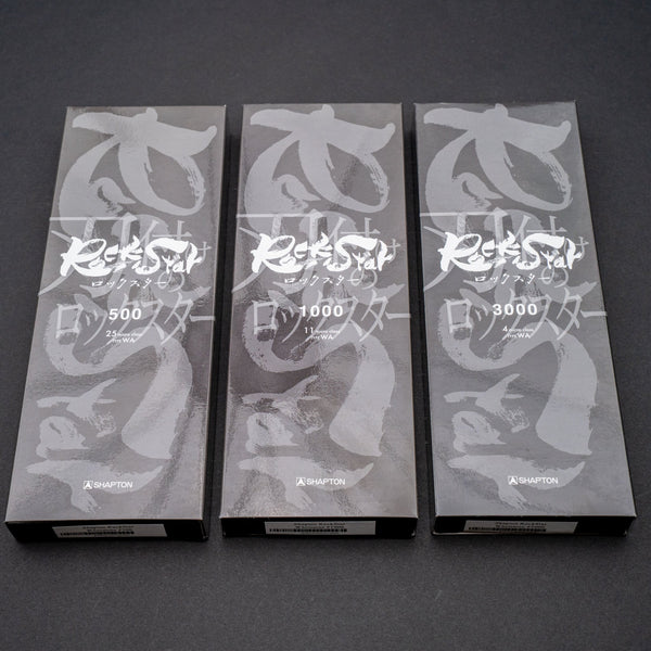 Shapton Rockstar - Vådstenssæt 500/1000/3000 - Tetogi