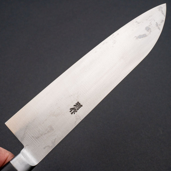 Sukehisa Made Kikuhide Hagane Santoku (Old Stock) - Tetogi