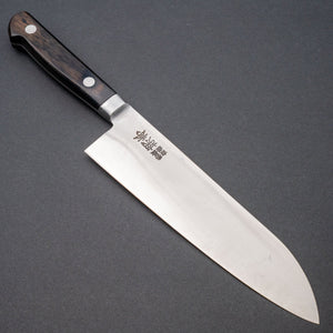 Sukehisa Made Kikuhide Hagane Santoku (Old Stock) - Tetogi
