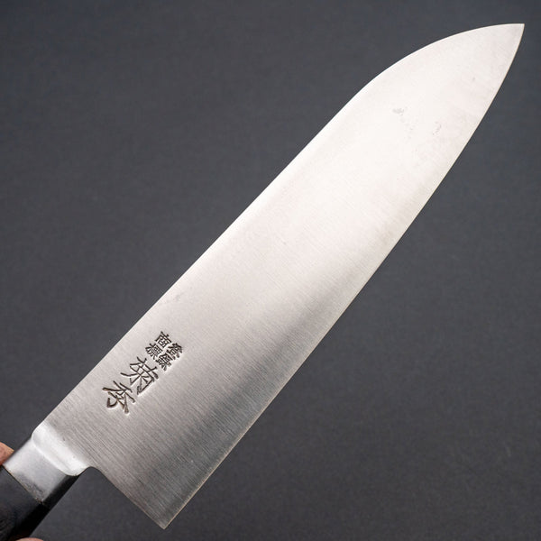 Sukehisa Made Kikuhide Hagane Santoku (Old Stock) - Tetogi
