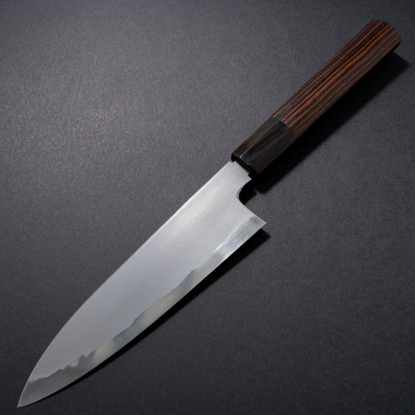 Tetsujin Blue #2 Kasumi Gyuto 180mm Taihei Makassar Ebony Handle - Tetogi