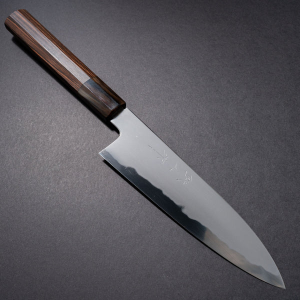 Tetsujin Blue #2 Kasumi Gyuto 180mm Taihei Makassar Ebony Handle - Tetogi