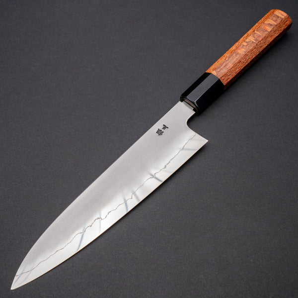Tetsujin Silver 3 Kasumi Gyuto 210mm Lacewood Handle - Tetogi