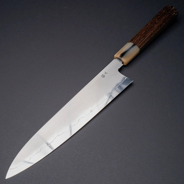 Tetsujin Silver 3 Kasumi Gyuto 240mm Taihei Tagayasan Handle - Tetogi