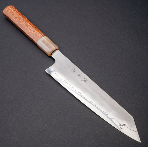 Tetsujin Silver 3 Kasumi Kiritsuke Gyuto 210mm Lacewood Handle - Tetogi