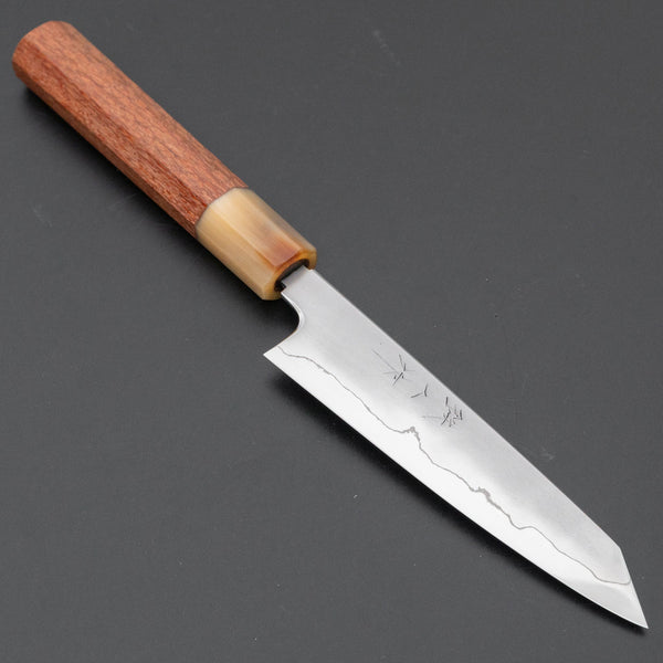 Tetsujin Silver #3 Kasumi Kiritsuke Petty 135mm Lacewood Handle - Tetogi