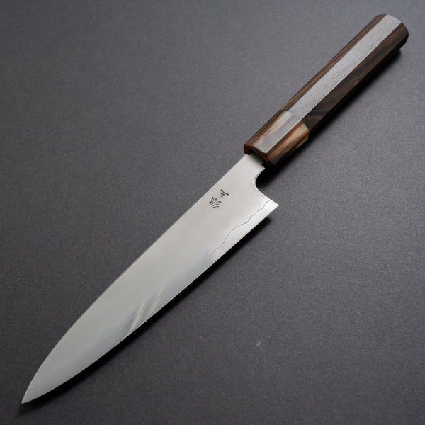 Tetsujin Silver #3 Kasumi Petty 165mm Taihei Makassar Ebony Handle - Tetogi