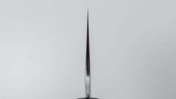 Tetsujin Silver 3 Metal Flow Kiritsuke Gyuto 210mm Taihei Makassar Ebony Handle - Tetogi