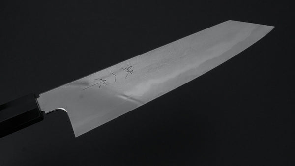 Tetsujin Silver 3 Metal Flow Kiritsuke Gyuto 210mm Taihei Makassar Ebony Handle - Tetogi