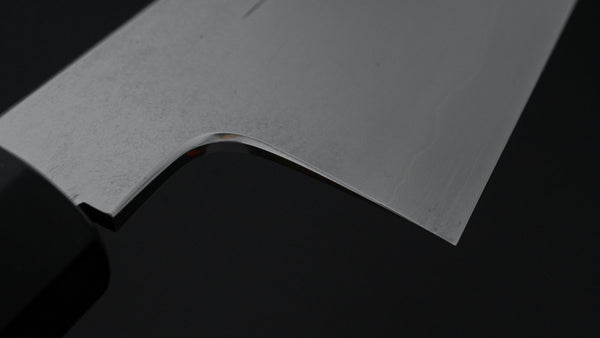 Tetsujin Silver 3 Metal Flow Kiritsuke Gyuto 210mm Taihei Makassar Ebony Handle - Tetogi