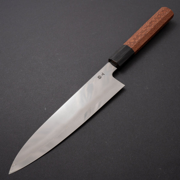 Tetsujin Silver #3 Ukiba Gyuto 210mm Lacewood Handle - Tetogi