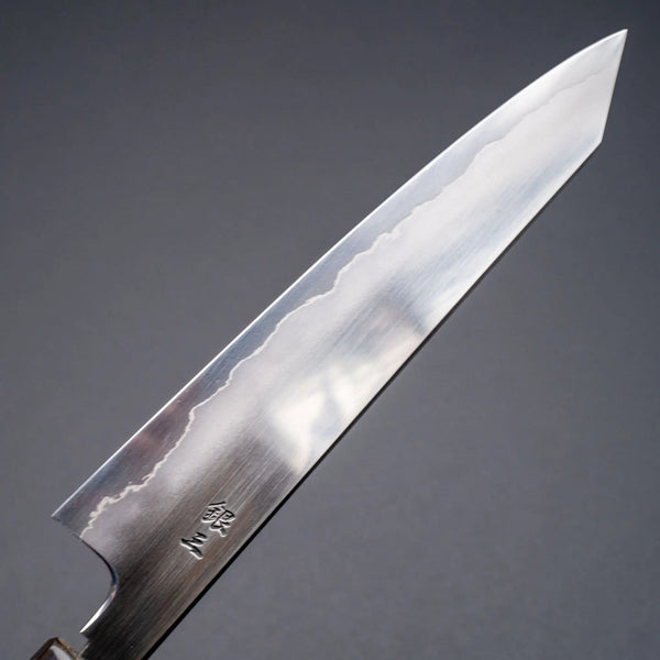 Tetsujin Silver 3 Ukiba Kiritsuke Petty 165mm Taihei Makassar Ebony Handle - Tetogi