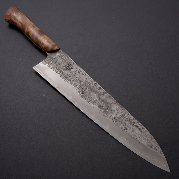 Tobias Heldqvist Gyuto 135cr3 245mm Elmburl Handle - Tetogi