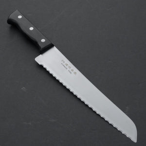 Tsubo Yoshikane Stainless Bread Knife 210mm Pakka Handle - Tetogi