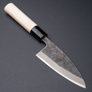 Yamato Ichimonji Carbon Ajikiri 105mm Poplar Handle - Tetogi