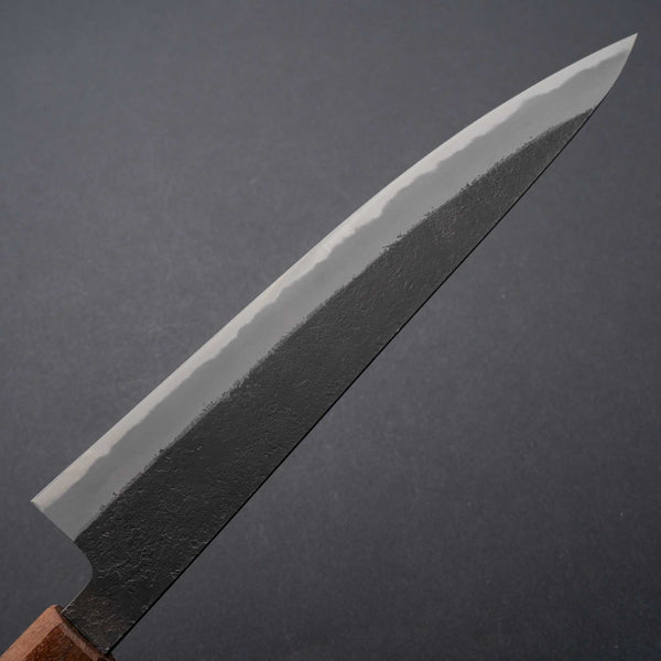 Ajikataya Nashiji White #2 Sujihiki 210mm Walnut Handle - Tetogi