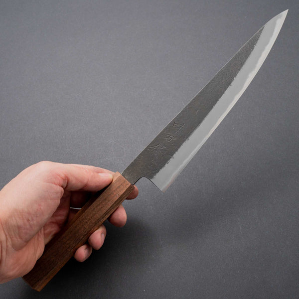 Ajikataya Nashiji White #2 Sujihiki 210mm Walnut Handle - Tetogi