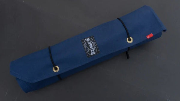 HI-CONDITION Hanpu Canvas 6 Pockets Knife Roll Navy - Tetogi