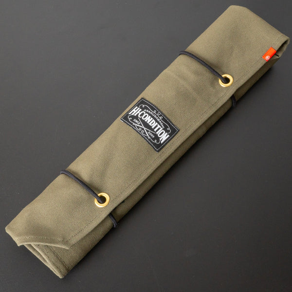 HI-CONDITION Hanpu Canvas 6 Pockets Knife Roll OD - Tetogi