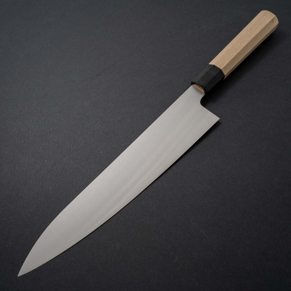 Hitohira Ashi Swedish Stainless Gyuto 270mm Ho Wood Handle - Tetogi