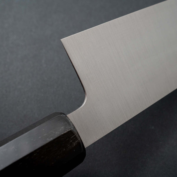 Hitohira Ashi White #2 Santoku 180mm Ho Wood Handle - Tetogi