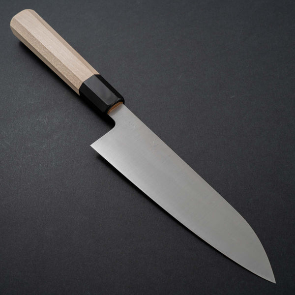 Hitohira Ashi White #2 Santoku 180mm Ho Wood Handle - Tetogi