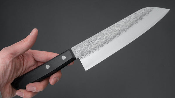 Hitohira Chromax Santoku 170mm Pakka Handle - Tetogi