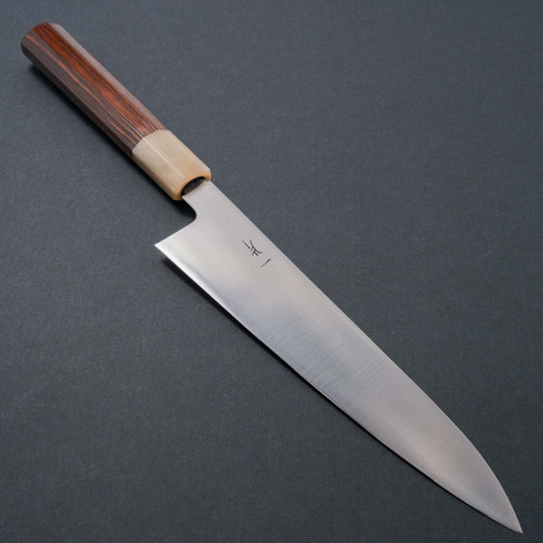 Hitohira FJ VG-10 Gyuto 210mm Taihei Makassar Ebony Octagonal Handle - Tetogi