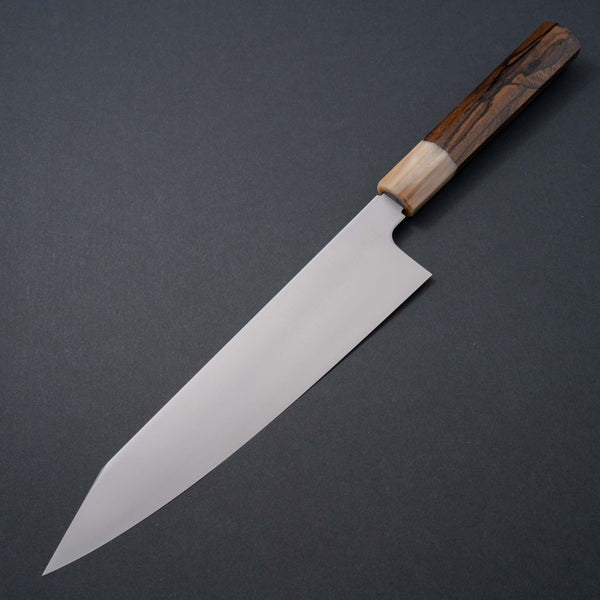 Hitohira FJ VG-10 Gyuto Kiritsuke 240mm Taihei Ziricote Octagonal Handle - Tetogi
