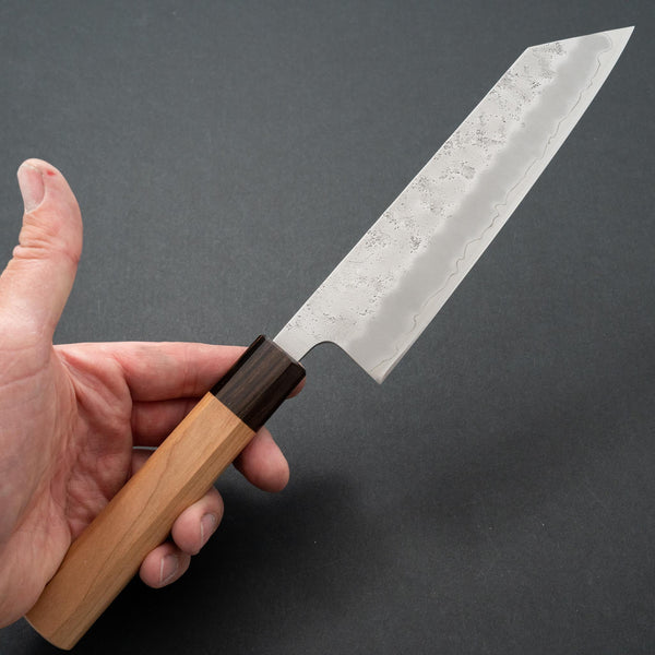 Hitohira Futana S3 Nashiji Bunka 170mm Cherry Wood Handle - Tetogi