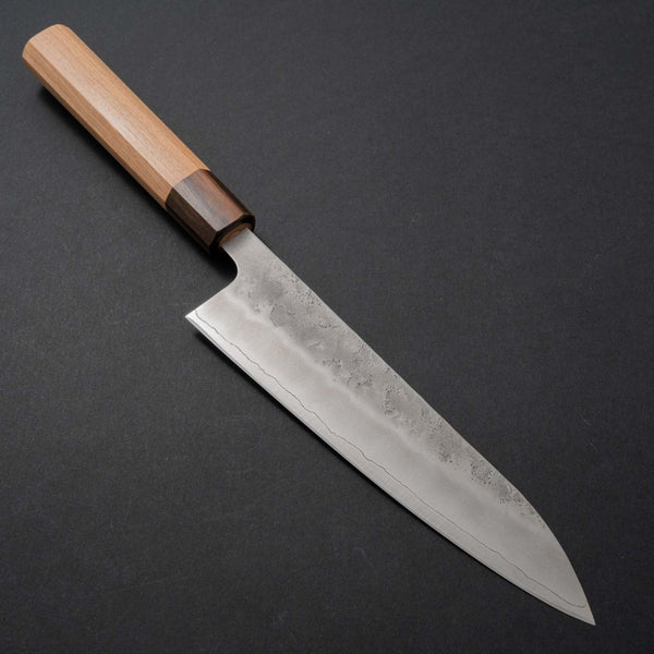 Hitohira Futana S3 Nashiji Gyuto 180mm Cherry Wood Handle - Tetogi