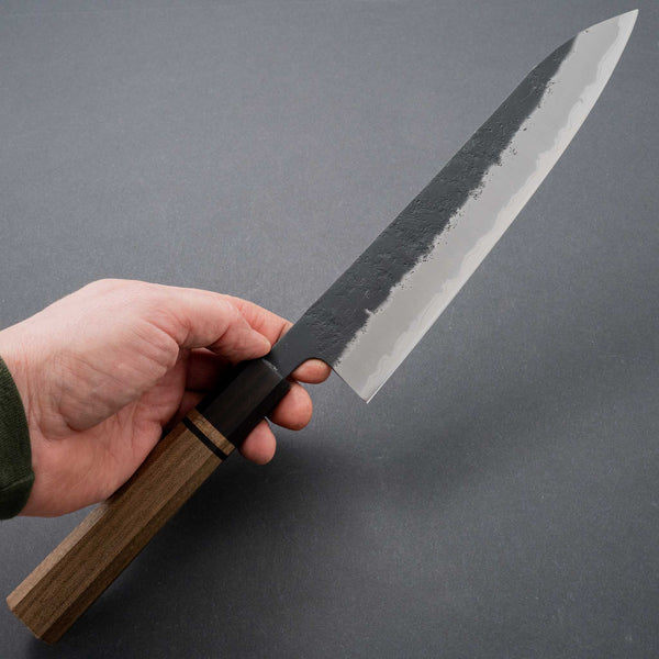 Hitohira Futana SB Kuro Nashiji Gyuto 210mm Jindai Elm Handle - Tetogi