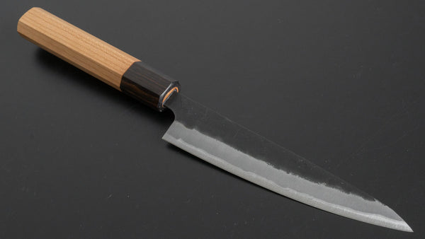 Hitohira Futana SB Kuro Nashiji Petty 135mm Cherry Wood Handle - Tetogi