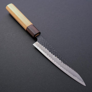 Hitohira Futana SB Kuro Tsuchime Petty 135mm Cherry Wood Handle - Tetogi