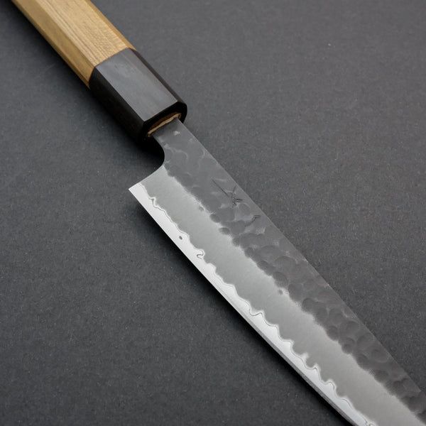 Hitohira Futana SB Kuro Tsuchime Petty 150mm Cherry Wood Handle - Tetogi