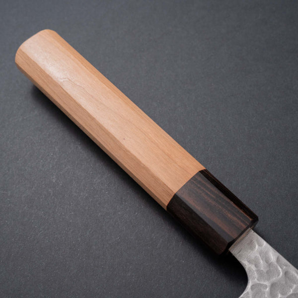 Hitohira Futana SB Migaki Tsuchime Bunka Cherry Wood Handle - Tetogi