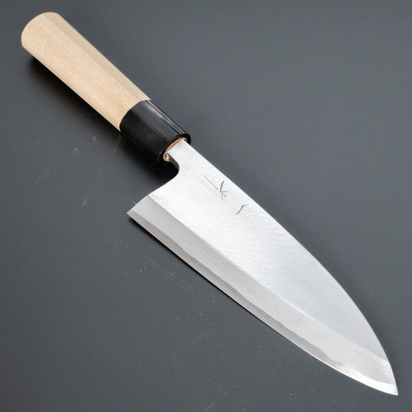 Hitohira Gorobei Blue #2 Deba 165mm Ho Wood Handle - Tetogi