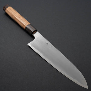 Hitohira Gorobei Rikichi Blue #2 Kasumi Gyuto 210mm Cherry Wood Handle - Tetogi