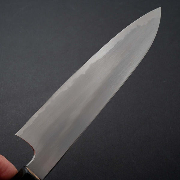 Hitohira Gorobei Rikichi White #2 Kasumi Gyuto 210mm Ho Wood Handle (Thick Handle) - Tetogi