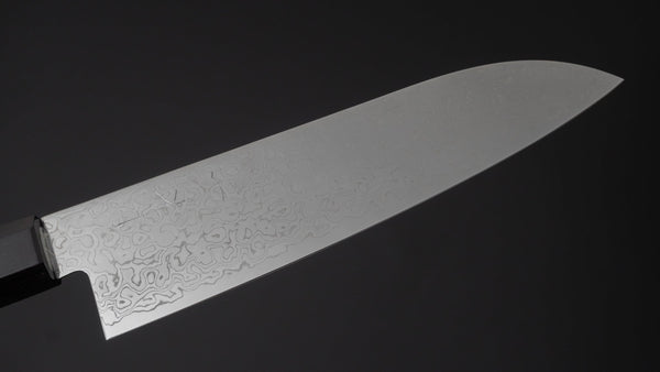 Hitohira HG Damascus Santoku Wood Handle (Original Handle) - Tetogi