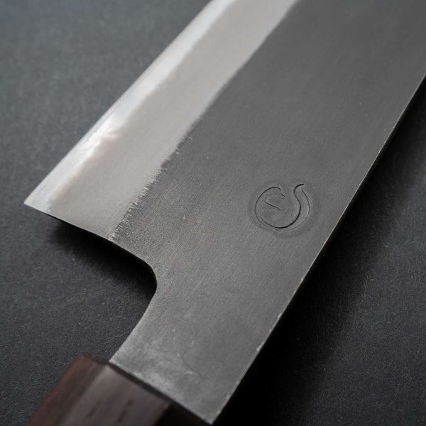 Hitohira Hinode Kurouchi White #2 Gyuto 240mm Riisgaard Padouk Handle - Tetogi