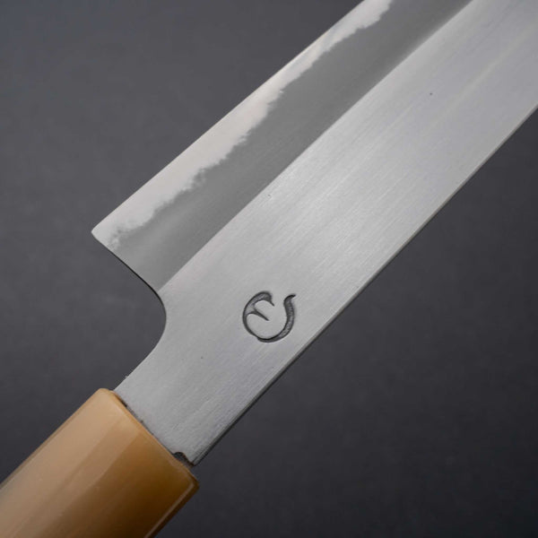 Hitohira Hinode Migaki White #2 Sujihiki 270mm Ho Wood Handle (D-shape) - Tetogi