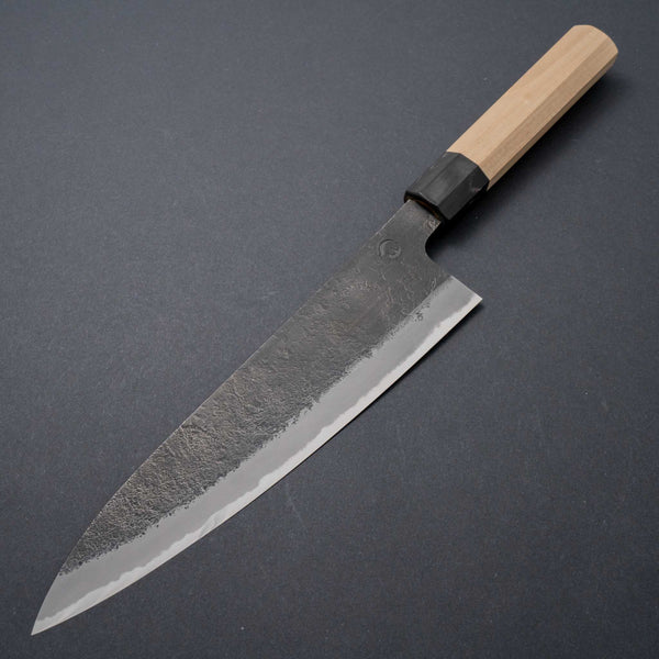 Hitohira Hinode Nashiji White #2 Gyuto 210mm Ho Wood Handle - Tetogi