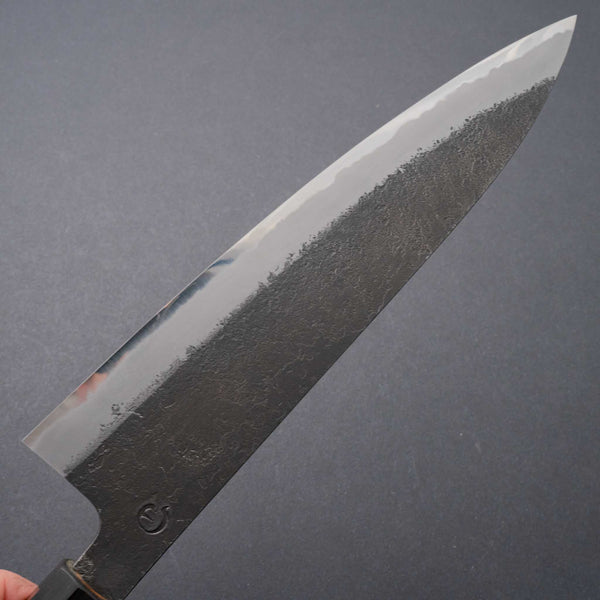 Hitohira Hinode Nashiji White #2 Gyuto 210mm Ho Wood Handle - Tetogi