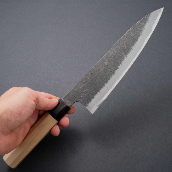 Hitohira Hinode Nashiji White #2 Gyuto 210mm Ho Wood Handle - Tetogi